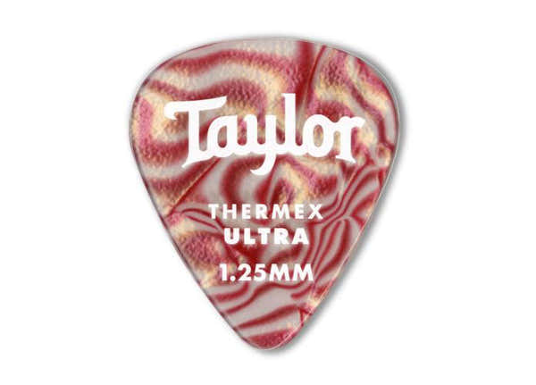 Taylor Guitars 70712 PREMIUM DARKTONE 351 THERMEX ULTRA PICKS RUBY SWIRL 1.50MM 6-PACK