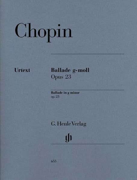 Henle Verlag Chopin F. - Ballade G Minor Op. 23