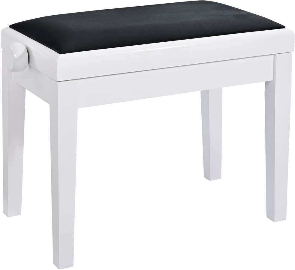 Keyboard bench 13927 Glossy white