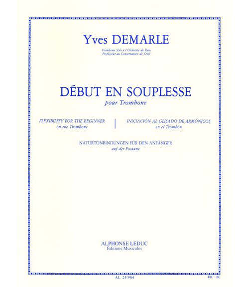 Demarle - Debut En Souplesse - Trombone