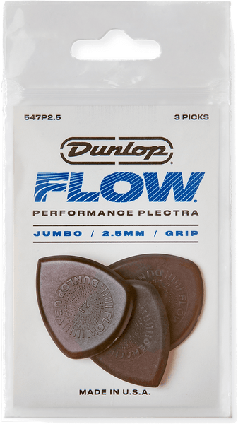 Dunlop 3 x 2,50mm Flow Jumbo Grip