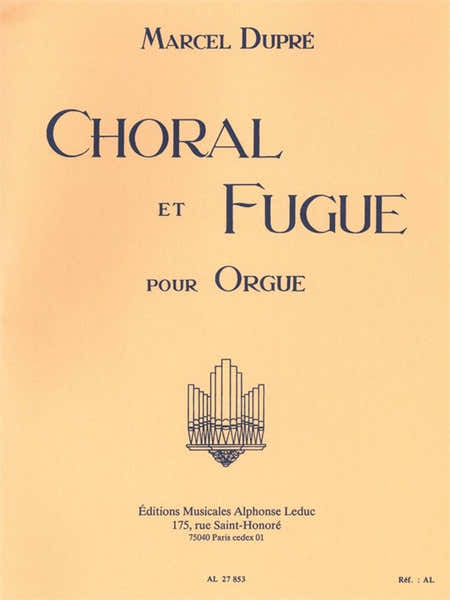Leduc Choral et Fugue Opus 57 pour Orgue