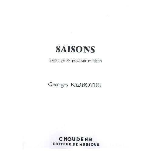 Saisons pour Cor En Ut et En Fa