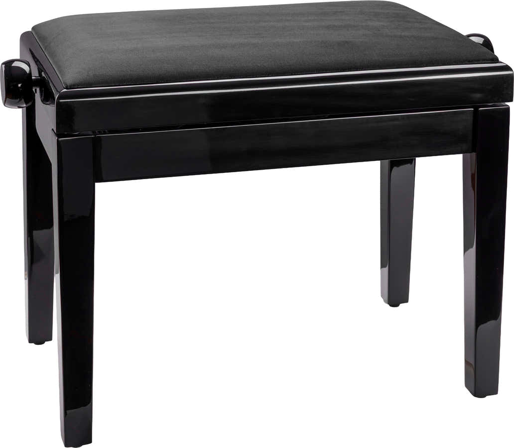 Keyboard bench 13922 Glossy black