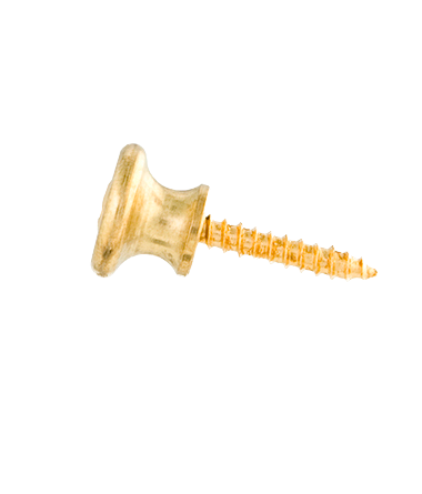 PARTS STRAP BUTTONS BRASS 2 PACK