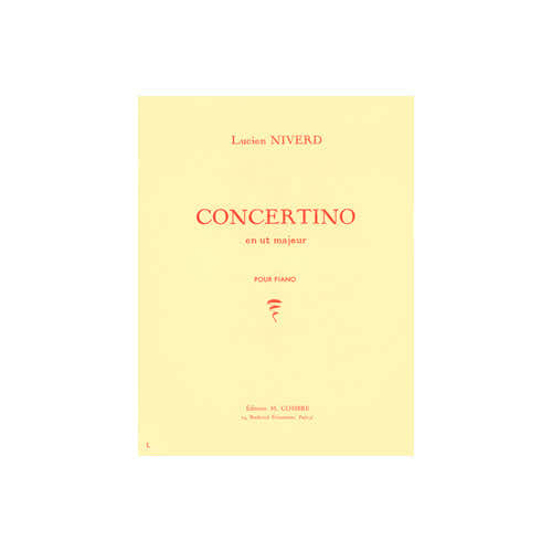 Combre Niverd - Concertino En Ut Majeur - Piano