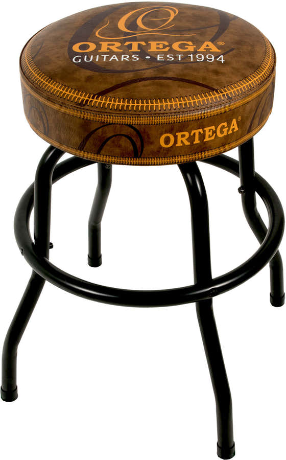 24" Black and Brown Stool