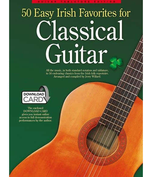 Wise Publications 50 Easy Irish Favourites For Classical Guitar