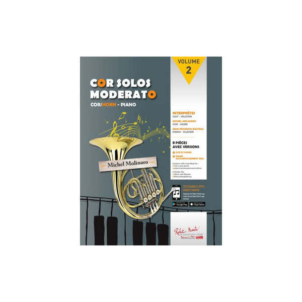 Robert Martin Robert Min Molinaro - Cor Solos Moderato Vol.2 - Cor Piano