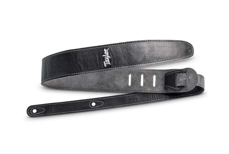 4102-25 Strap black leather with suede back 2.5"