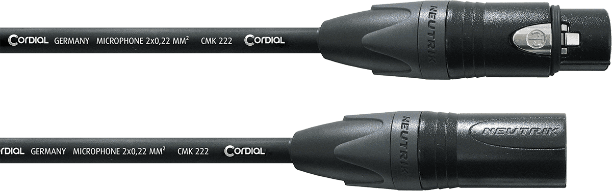 MICROPHONE XLR F / XLR M 2.5M