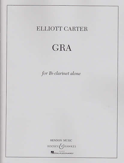 Boosey & Hawkes Carter E. - Gra - Clarinette