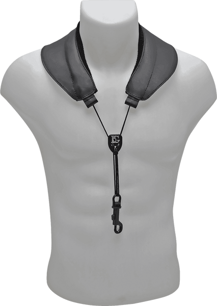 S70SH - SAXOPHONE YOKE LEATHER STRAP (SNAP HOOK)
