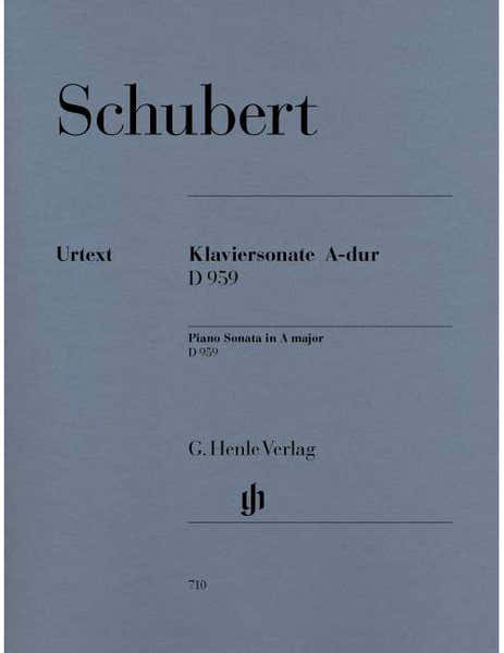 Schubert - Sonate Pour Piano En La Majeur D 959 - Piano