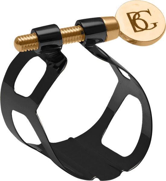 BLACK LACQUERED DUO LIGATURE - BB CLARINET AND ALTO SAXOPHONE
