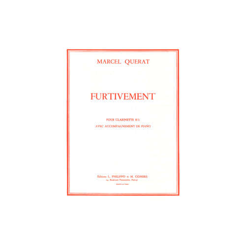Combre Querat - Furtivement - Clarinette et Piano