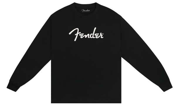 Fender Spaghetti Logo Long-Sleeve T-Shirt Black M