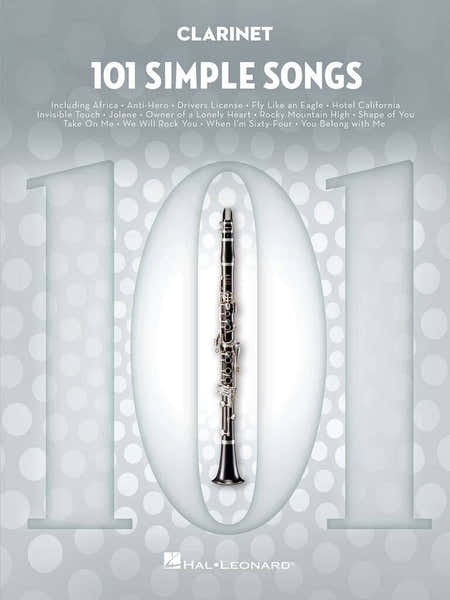 Hal Leonard 101 Simple Songs - Clarinette