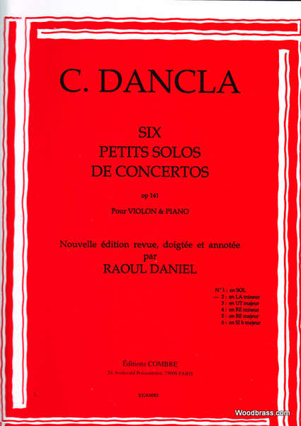 Combre Dancla - Petit Solo N.2 Concerto Op.141 - Violon et Piano
