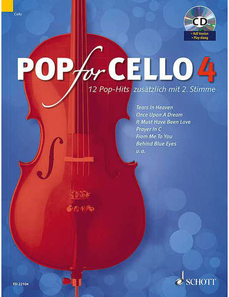 Schott Pop For Cello Vol. 4 - 1-2 Violoncelles