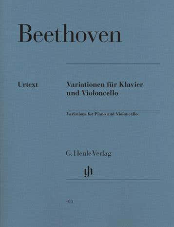 Henle Verlag Beethoven L.V. - Variations For Piano And Violoncello