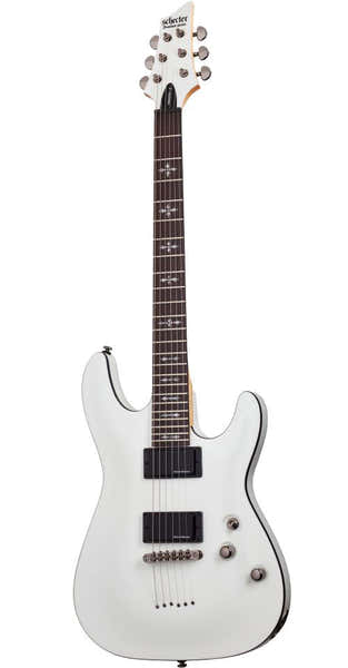 Schecter Demon 6 Vintage White