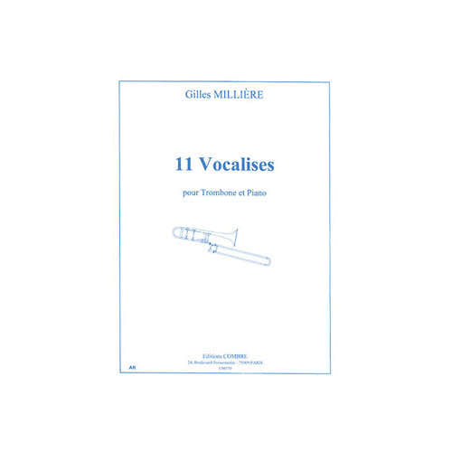Combre Milliere - 11 Vocalises - Trombone et Piano