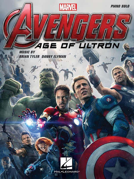 Hal Leonard DANNY ELFMAN / BRIAN TYLER - THE AVENGERS AGE OF ULTRON - PIANO SOLO