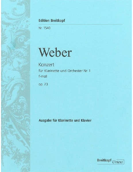 Weber - Concerto No. 1 In F Minor Op. 73 - Clarinette et Piano