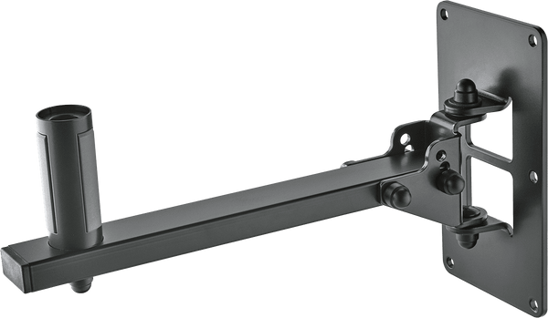 K&M SPEAKER WALL MOUNT BLACK; W. EXPANDING MANDREL