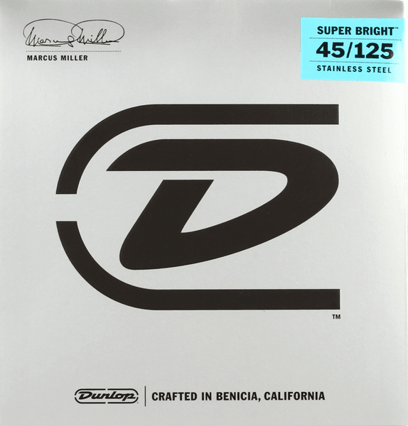 Dunlop DBMMS45125 MARCUS MILLER STAINLESS STEEL MEDIUM 5C 45-125