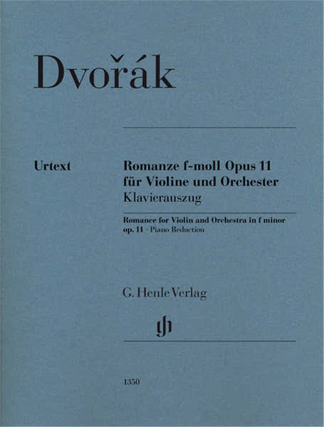 Henle Verlag Dvorak A. - Romance En Fa Mineur Op.11 - Violon & Piano