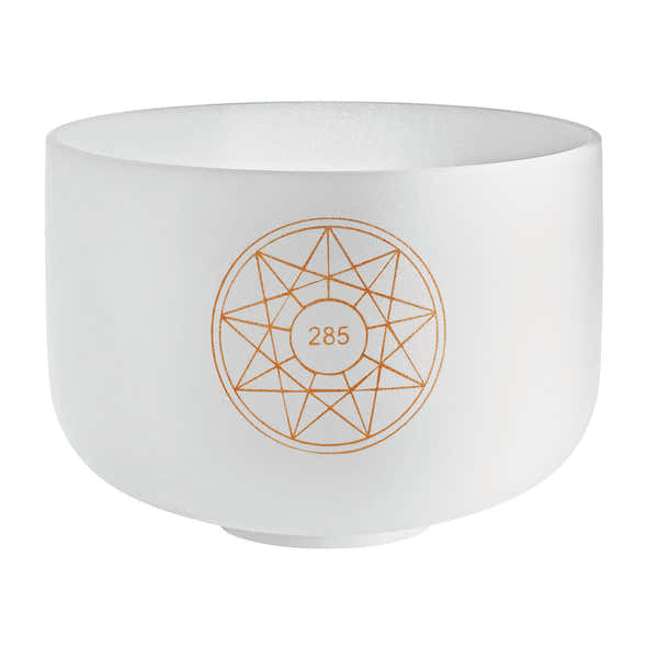 MEINL SONIC ENERGY SOLFEGGIO CRYSTAL SINGING BOWL 12" 285 HZ NOTE C#4