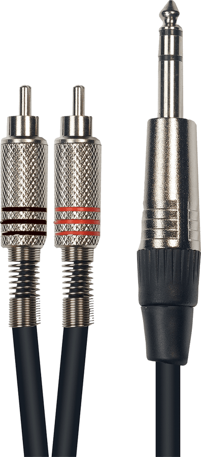 Cable 2 RCA Stereo Jack 3 m