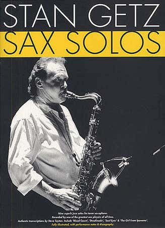 Wise Publications Getz Stan Sax Solos Ténor