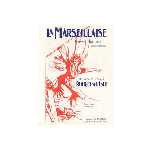 Combre Rougetdelisle - La Marseillaise - Chant et Piano