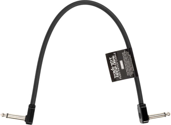 Ernie Ball PATCH CABLE FLEX 30CM - BLACK