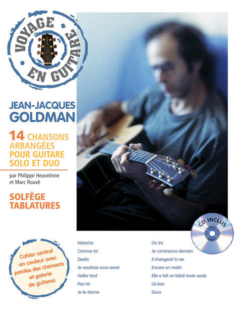 Goldman J.J. - Voyage En Guitare + CD - Guitare Tab