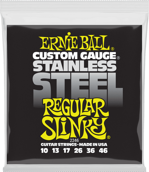 Ernie Ball 2246 Stainless Steel Regular Slinky 10-46