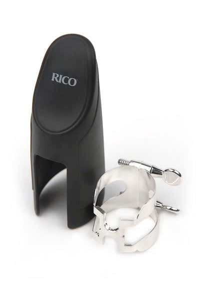 D'addario - Rico H-LIGATURE & CAP - ALTO SAX SILVER PLATED
