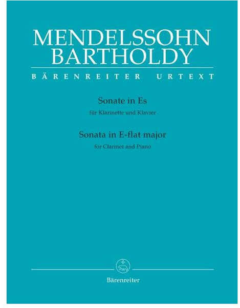 Barenreiter Mendelssohn Bholdy F. - Sonate En Mib Majeur - Clarinette Piano