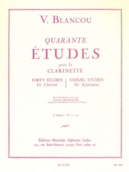 Leduc 40 Études - 2eme Cahier ? Nos. 21-40