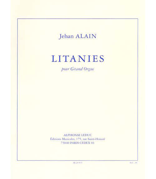 Leduc ALAIN JEHAN - LITANIES - ORGUE