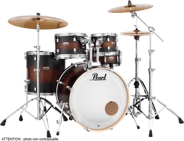 Pearl Decade Maple Stage 22 Satin Brown Burst