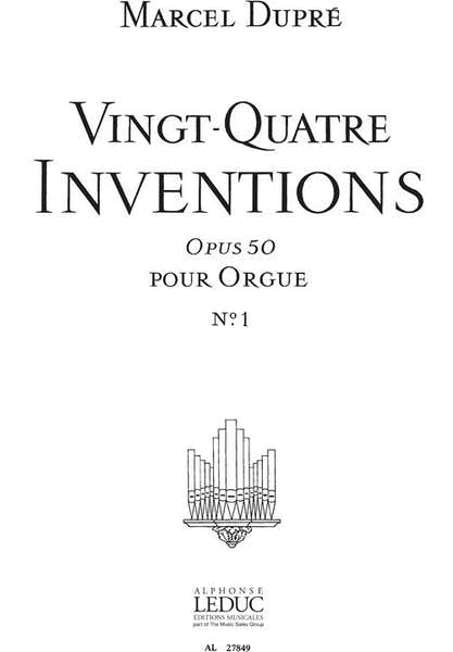 Leduc 24 Inventions Op.50 Vol.1