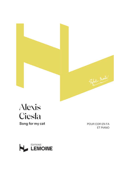 Lemoine Ciesla Alexis - Song For My Cat - Cor & Piano