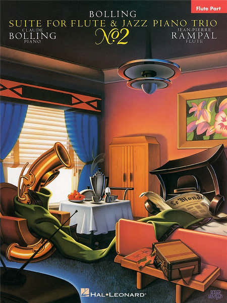 Hal Leonard Bolling Claude - Suite N°2 For Flute And Jazz Piano Trio - Partie De Flute