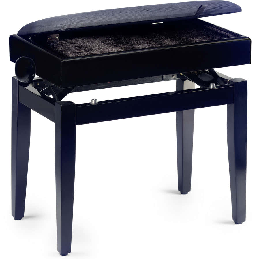 PB55 BKM VBK Keyboard Bench, Matte Black