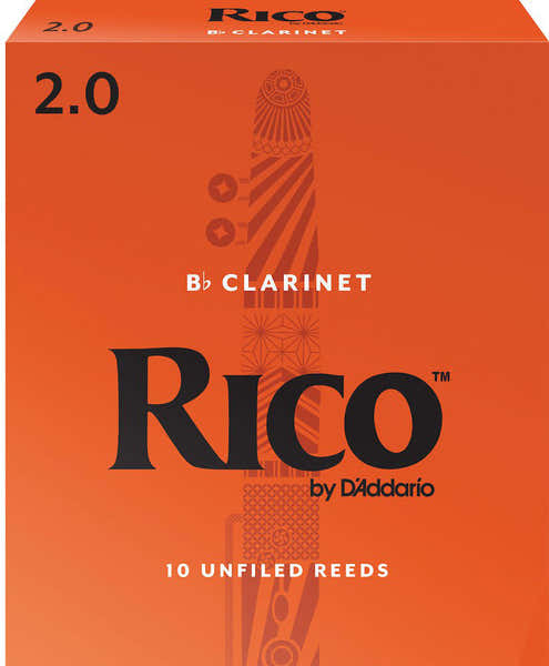 D'addario - Rico RICO ORANGE BB CLARINET REEDS 2