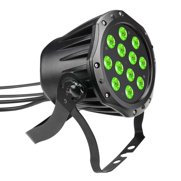 Cameo OUTDOOR PAR TRI 12 IP 65 - OUTDOOR PAR TRI COLOR LED 12 X 3 W RGB WITH BLACK BOX